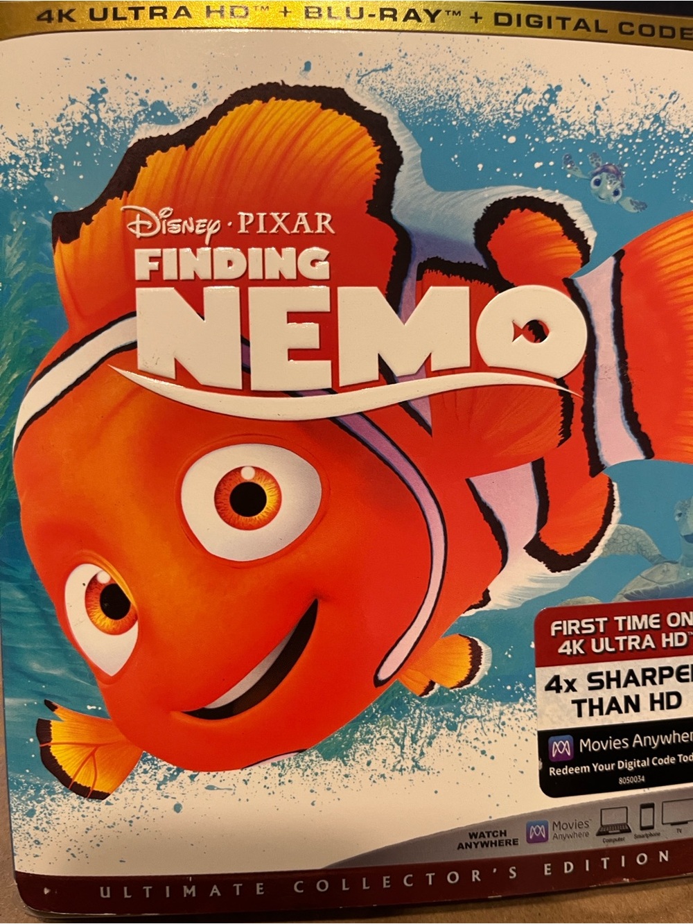 Finding Nemo Orange Clownfish Plush/Decor -